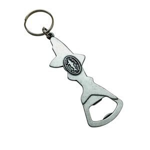 Dogfish Head Ale Silvertone Keychain Bottle Opener Keyring 5"